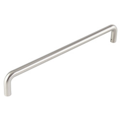CRES by Frelan Satin Stainless Steel 19mm D-Bar Door Pull Handle - Bolt Fix - 425mm c/c