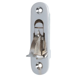 Altro Weekes Sash Window Stop - 70 x 19mm - Radius End - Polished Chrome