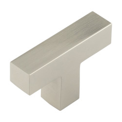 Burlington by Frelan 25mm Trafalgar T-Bar Cabinet Knob - 60 x 41mm - Satin Nickel