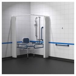 Fitzroy of London Doc M Shower Pack - Exposed Valve - Dark Blue