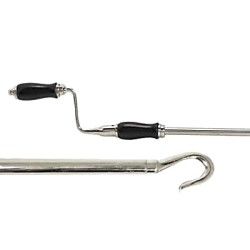 Altro Skylight Opener Handle - 1520mm Length - Satin Chrome