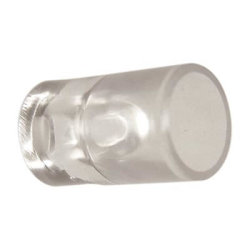 Touchpoint Standard Plastic Glass Shelf Support - 19 x 10mm - Clear - Pack of 50