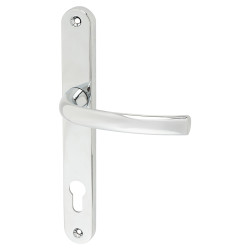 Arrone AR7550 uPVC Multipoint Door Handle - 92mm c/c - 44mm door - Polished Chrome