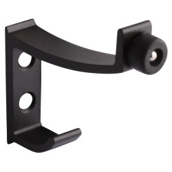 Premier Hat & Coat Hook - 12-21mm Panels - Black Textured