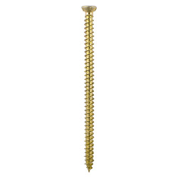 TIMCO Concrete Screw - Countersunk - Yellow Passivated - 7.5 x 150mm - Pack of 100