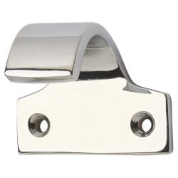 Hampstead Heavy Cast Pattern Sash Window Finger Lift - 50 x 36mm - Polished Chrome