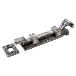 Olde Forge Blacksmith Necked Barrel Bolt - 152 x 41mm - Polished Iron