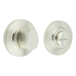 Burlington by Frelan Inner 3 Turn & Release with Chamfered Rose - 47mm Diameter - Satin Nickel