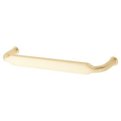 Altro Eton 12mm D-Bar Cabinet Pull Handle - 128mm Centres - Satin Brass