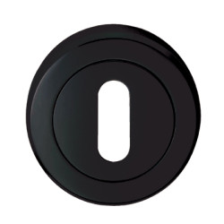 Carlisle Brass Escutcheon - 51mm Diameter - Keyhole - Black Nickel
