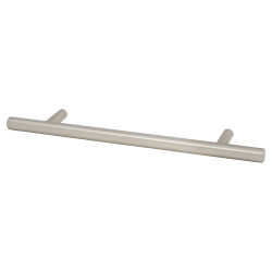 Altro 10mm T-Bar Cabinet Pull Handle - 128mm Centres - Satin Stainless Steel