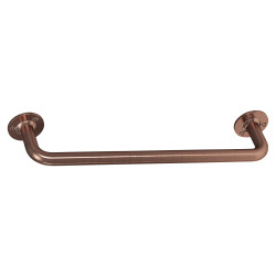 Rothley 25mm Steel Grab Rail - 457mm Length - Antique Copper