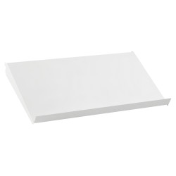 elfa Top Track System - Angled Metal Shelf - 598 x 348mm - White