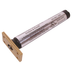 Genuine Perko R2 Concealed Door Closer - Square Plate - Polished Brass