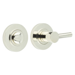 Burlington by Frelan Easy Turn & Release with Plain Rose - 50mm Diameter - Polished Nickel