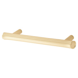 Altro Filton 11mm T-Bar Cabinet Pull Handle - 96mm Centres - Satin Brass