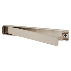 Altro Frome Rectangular Flush Cabinet Pull Handle - 164 x 24mm - Satin Nickel