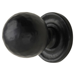 Olde Forge Ball Cabinet Knob - 32mm Diameter - Antique Black Iron