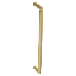 Burlington by Frelan Satin Brass 20mm D-Bar Door Pull Handle - Screw Fix - 425mm c/c - Piccadilly Range