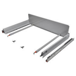 Blum TANDEMBOX ANTARO BLUMOTION Soft Close Pan Drawer - (H) 203mm x (D) 650mm x (W) 900mm - Grey