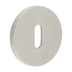 CRES by Frelan Escutcheon - 54mm Diameter - Keyhole - Satin Stainless Steel