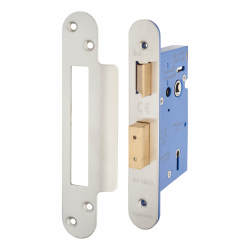 Altro Architectural 5 Lever Sashlock - 65mm Case - 44mm Backset - Radius - Satin Stainless Steel
