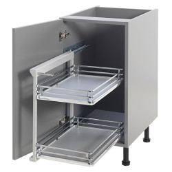 Base Pull Out Plus with Soft Close - Left Hand - Fits to Cabinet Width 400mm