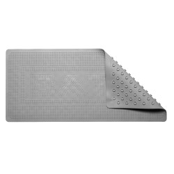 Croydex Rubber Bath Mat - 740 x 340mm - Grey