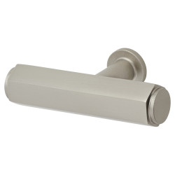 Alexander & Wilks Vesper Hex 14mm T-Bar Cabinet Knob - 55 x 33mm - Satin Nickel