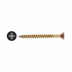 TIMCO Classic Pozi Countersunk Wood Screws - 3.0 x 40mm - Yellow Zinc - Pack of 200