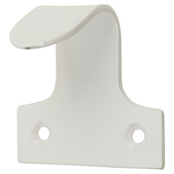 Hampstead Heavy Cast Pattern Sash Window Finger Lift - 50 x 25mm - White