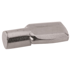 Metal Shelf Support - 7mm Diameter - Polished Nickel - Pack of 50