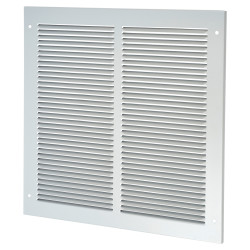 Lorient Vent Cover Grille - 345 x 345mm to suit Transfer Vent 300 x 300mm - Satin Silver