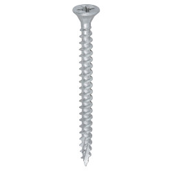 TIMCO C2 Exterior Pozi Countersunk Wood Screws - 4.0 x 50mm - Silver Organic - Pack of 200