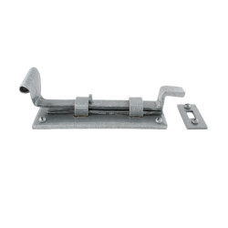 Olde Forge Necked Barrel Bolt - 190 x 51mm - Pewter