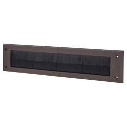 Exitex Brush Seal Interior Letter Tidy - 340 x 80mm - Brown