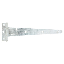Medium Duty Gate/Door Tee Hinge - 300 x 25mm - Galvanised - Pair