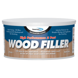 Bond It 2 Part Wood Filler - 275ml - Dark Oak
