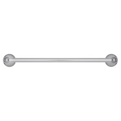 Croydex Westminster Round Towel Rail - 57 x 520 x 80mm - Polished Chrome
