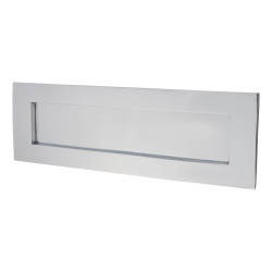 Letter Plate - 350 x 115mm - Polished Chrome