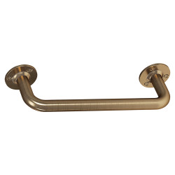 Rothley 25mm Steel Grab Rail - 305mm Length - Antique Brass