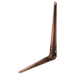 Rothley London Pattern Shelf Bracket - 250 x 200mm - Antique Copper