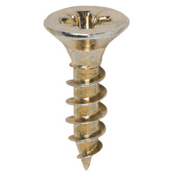 TIMCO Classic Pozi Countersunk Wood Screws - 4.0 x 16mm - Yellow Zinc - Pack of 200