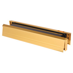 Yale Slimmaster Letter Plate - 316 x 50mm - Gold