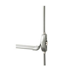 Exidor 513B-B/TD Single Door 3 Point Panic Bolt with Pullman Latches - Timber Door