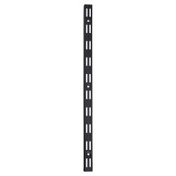 Altro Twin Slot Shelf Wall Upright - 500mm Length - Black