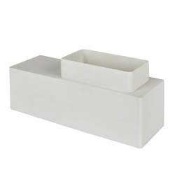 Manrose Slimline Air Brick Adaptor - 110 x 54mm - White