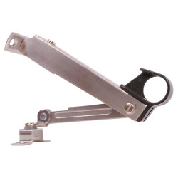 Timber Window Folding Opener - 146mm Length - 160mm Throw - Satin Stainless Steel