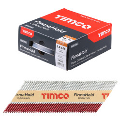 TIMCO FirmaHold First Fix Nail - Ring  - 34° Angled - 2.8 x 63mm - FirmaGalv+ - Pack of 3300