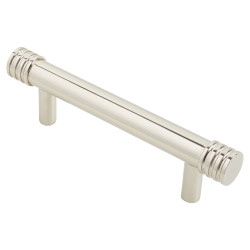 Frelan Hoxton Sturt 15mm T-Bar Cabinet Pull Handle - 96mm Centres - Polished Nickel